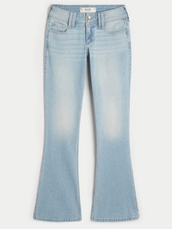 Hollister Denim - Hollister Light Wash Low Rise Boot Jeans